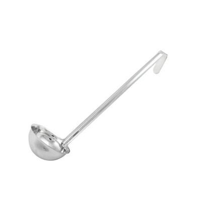 Winco LDI-6 Ladle, 6 oz., 12-1/2&quot; handle, one-piece, stainless steel