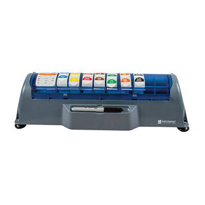 San Jamar STL511 Saf-T-Label Dispenser, 20” x 7”