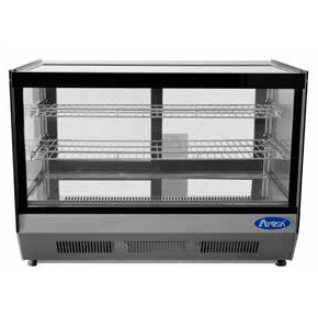 Atosa CRDS-56 Refrigerated Display Case, Countertop, 2 Rear Sliding Doors, 35.4" W