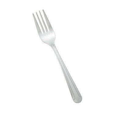 Winco 0001-06  Dominion Salad Fork, Stainless Steel, Medium Weight, Vibro Finish