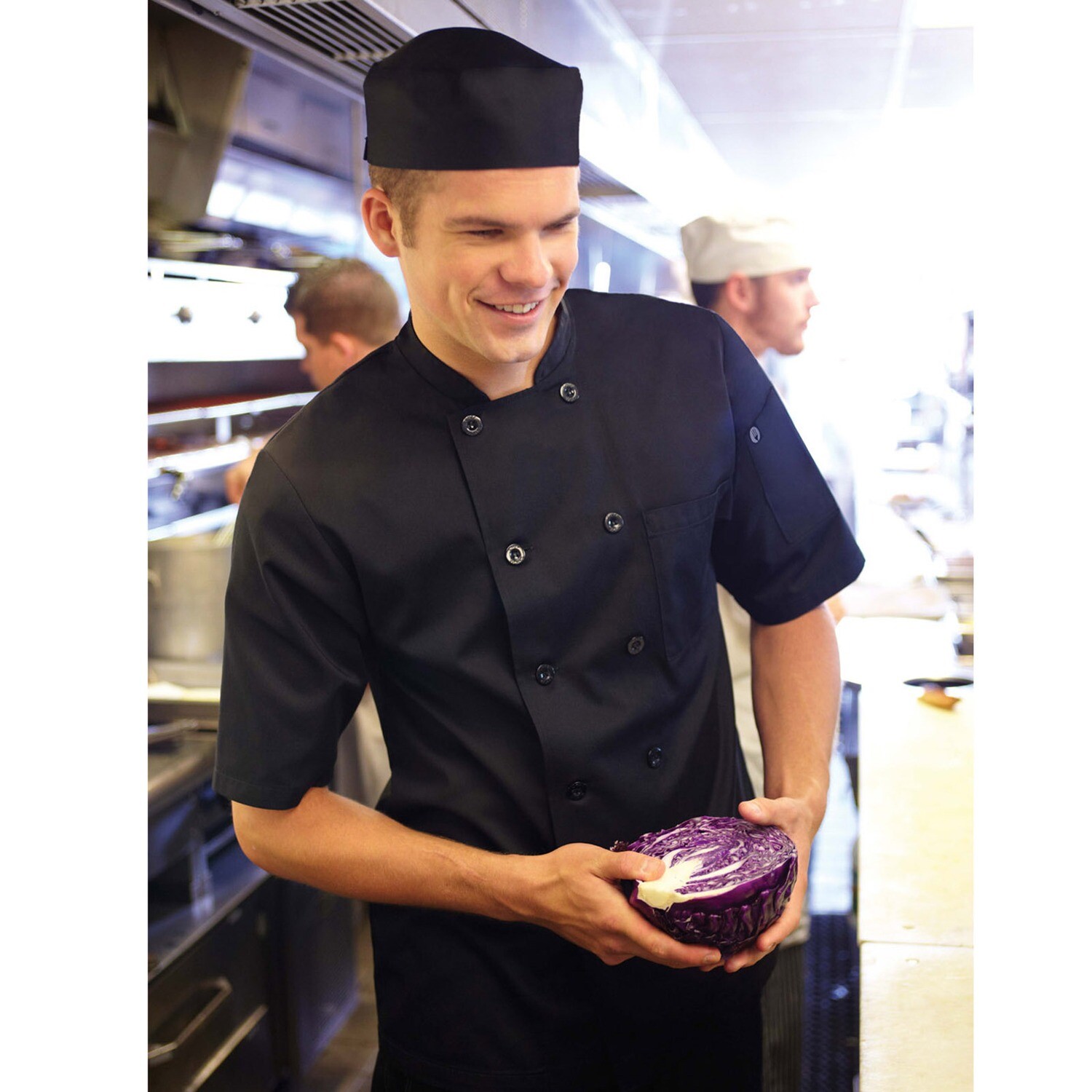Chef Works BLSS-BLK Chambery- Black