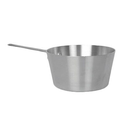Thunder ALSKSS007 Sauce Pan, 8-1/2 qt, 11-1/2&quot; dia. x 5-1/2&quot;H, aluminum, 2.6mm thickness with 10&quot; plated iron handle, mirror-finished, standard Electric, Gas Cooktop, Halogen Ready, flat bottom