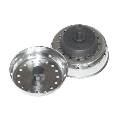 Thunder SLSTR30  Sink Strainer, 3&quot;, with 2-1/2&quot; stopper, perforated, stainless steel