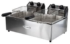 Serv-Ware EF-06-L-2 Fryer Electric Countertop, Twin Fry Pots