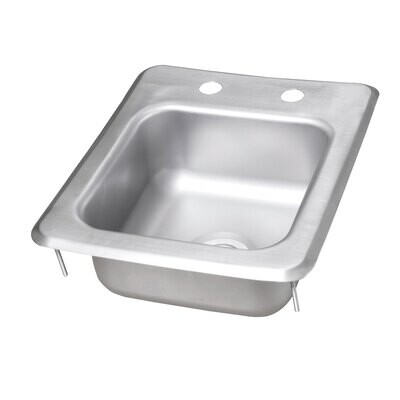 John Boos PB-DISINK090905-X, Pro-Bowl Drop-In Sink, 1 Compartment, 12" x 14" x 5"