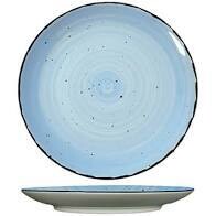 International Tableware RT-8-IC Plate, 9&quot; dia. round, coupe, microwave &amp; dishwasher safe, lead free, ceramic, iceburg- 2 Dozen