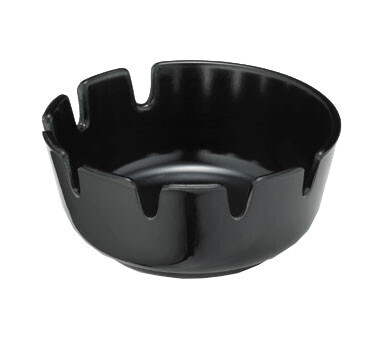 TableCraft 263b-1 Classic Deepwell Ashtray, Black