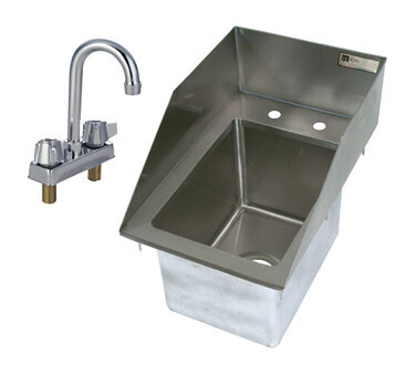 John Boss PB-DISINK101410-P-SSLR-X  Pro-Bowl Drop-In Sink,1-Compartment , 12-1/2&quot;W x 18-3/4&quot;D x 15&quot;H Overall size