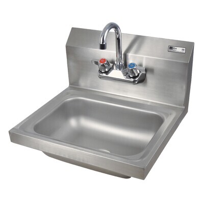 John Boos PBHS-W-1410-P-X Pro-Bowl Hand Sink, Wall Mount