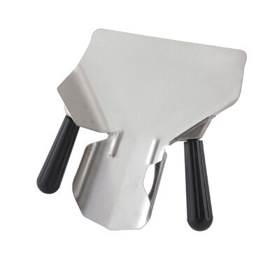 Winco FFB-2  French Fry Scoop/Bagger, Dual Handle, Stainless Steel