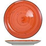 International Tableware RT-8-RU Plate, 9&quot; dia., round, coupe, microwave &amp; dishwasher safe, lead free, ceramic, ruby - 2 Dozen