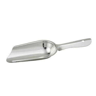 Winco IS4  Ice Scoop, 4 oz., stainless steel