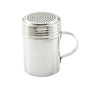 Winco DRG-10  Dredge, 10 oz., with handle, stainless steel