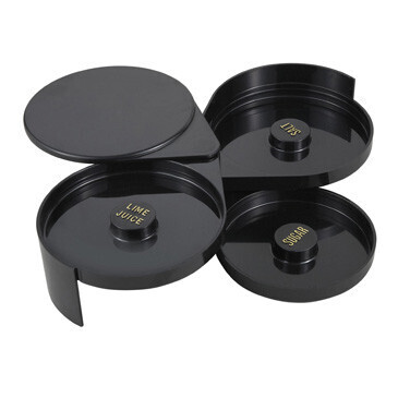 Winco GR-3 Glass Rimmer, 3 tier, with Sponge, plastic,