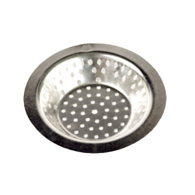 Thunder Group SLSN335 Sink Strainer, 3-1/2&quot;, perforated, rust-resistant, stainless steel