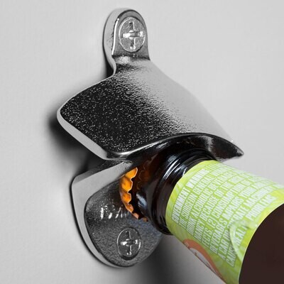Winco CO-402 Wall-Mounted Bottle Opener , 3-1/4"L x 2-3/4"W