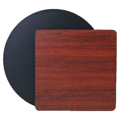 Royal Industries ROY RTT BM 3048 T Reversible Table Top, Rectangular, Black/Mahogany, 30&quot; x 48&quot;