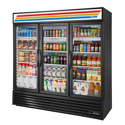 True GDM-72-HC-TSL01 Manufacturing Refrigerated Merchandiser, Three Section