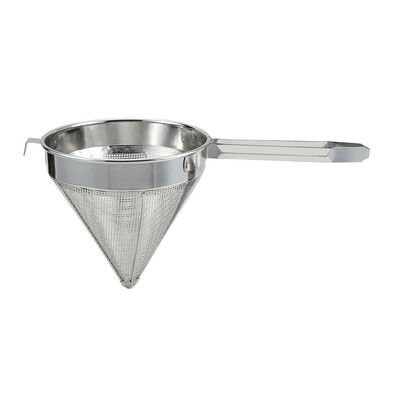 Winco CCS-12C China Cap Strainer, 12&quot;, coarse, welded handle, 18/8 stainless steel