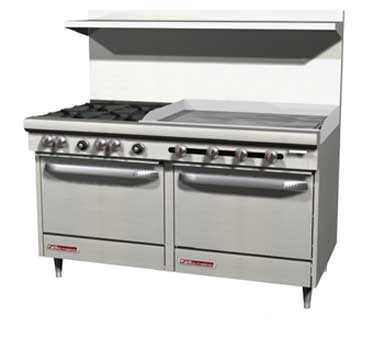Southbend S60AA-3TL S-Series Restaurant Range, Gas, 60"