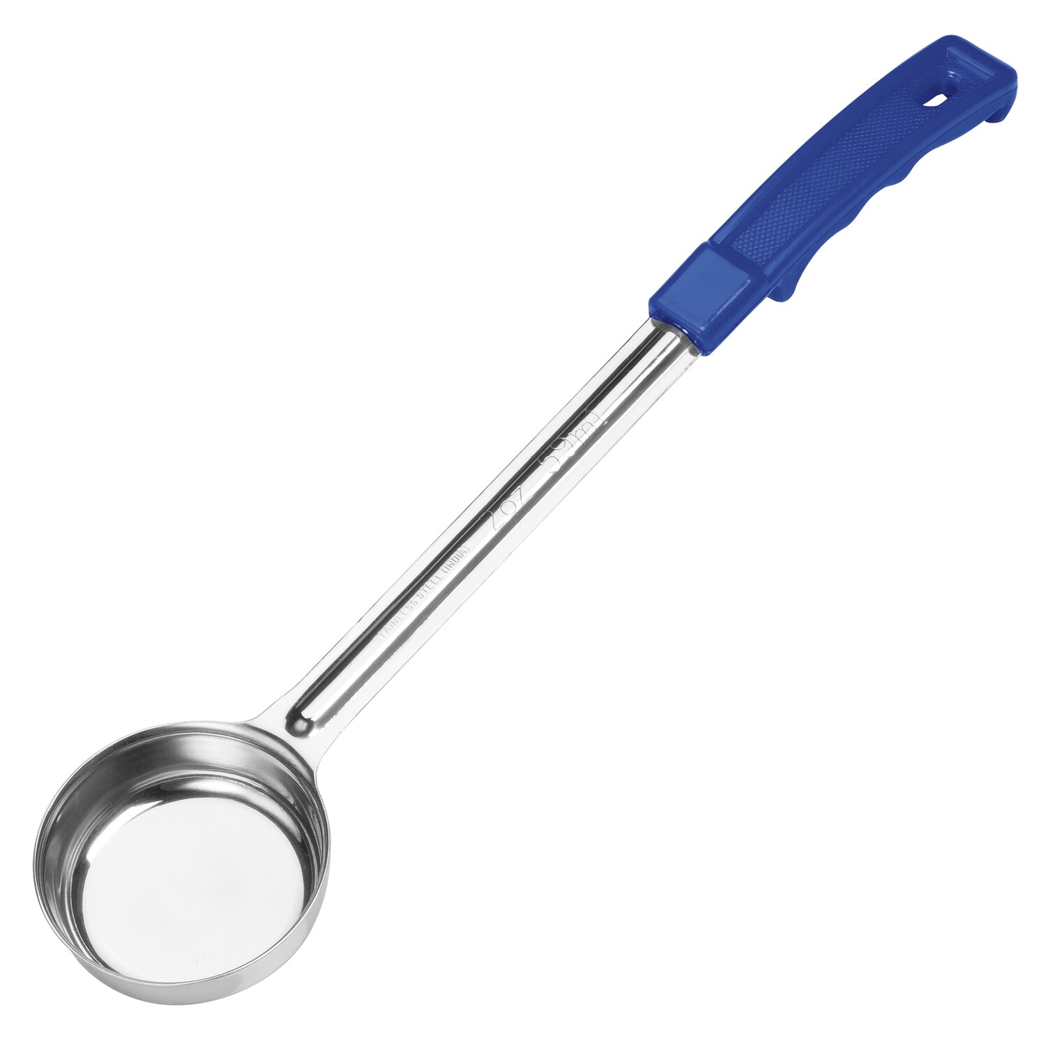 Winco FPSN-2 Food Portioner, 2 oz., solid, one-piece, stainless steel, Prime, blue