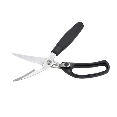 Winco KS-02  Poultry Shears, Stainless Steel Blade, Soft Polypropylene Handle, 11-9/16"