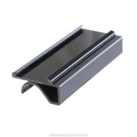 Thunder PLSL003BK  Shelf Label, 3&quot;, plastic, black (4 pcs/pack)