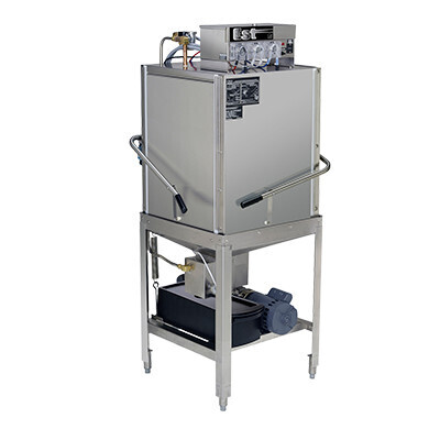 CMA Dishmachines C ​Energy Mizer® Dishwasher, door type, 25-3/4" W, low temperature chemical sanitizing with priming switches, top mounted controls, auto "start/stop", corner design, (40) racks/hour