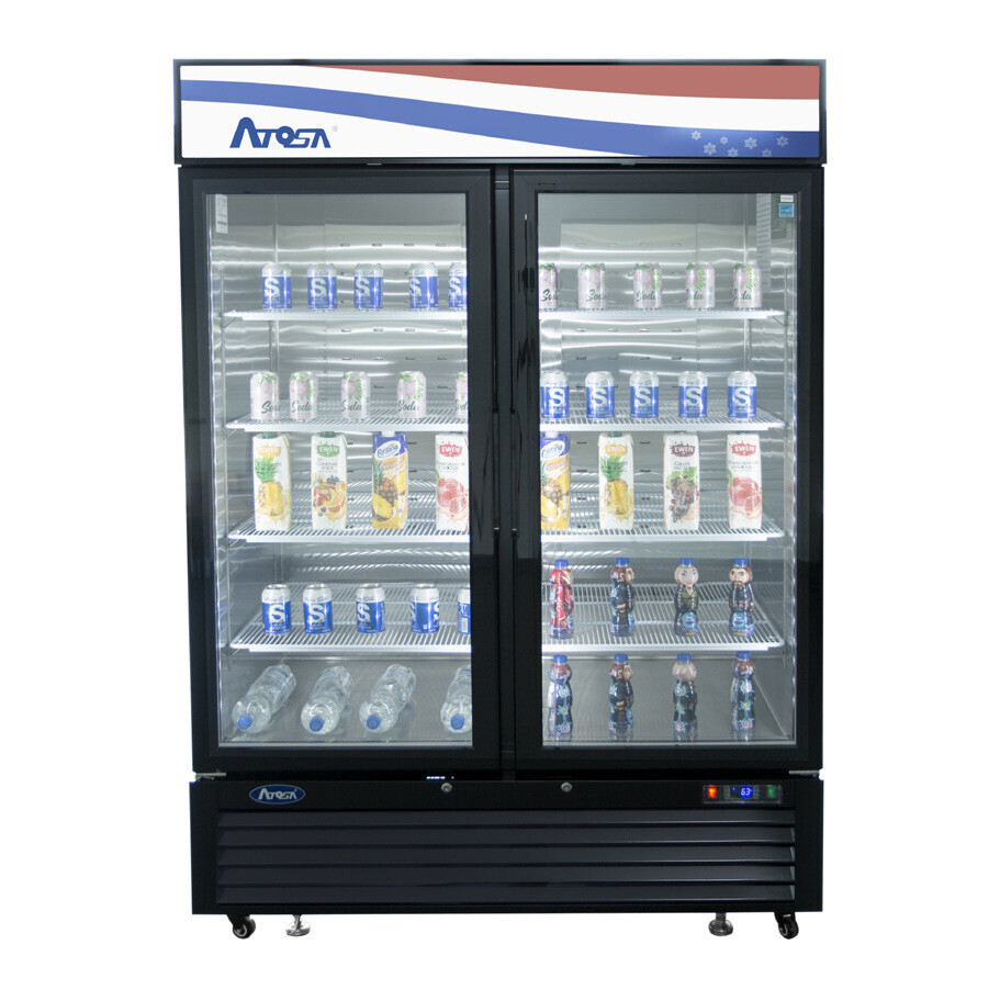 Atosa MCF8723GR  Refrigerator Merchandiser, Two Section
