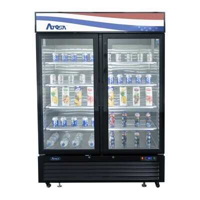 Atosa MCF8723GR  Refrigerator Merchandiser, Two Section