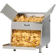 Vulcan VCW26 Chip Warmer,  Top Load Style, First in/First Out Design, Stainless Steel,  26 Gal