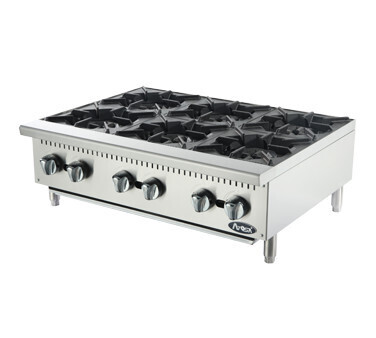 Atosa ACHP-6  Hot Plate, Countertop, 6 Burners