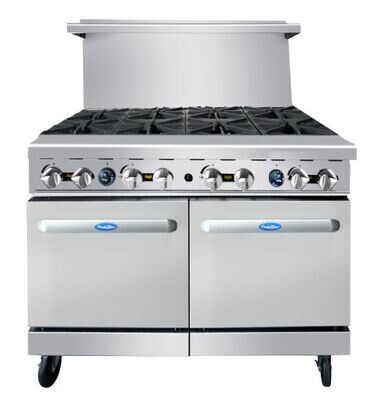 Atosa AGR-8B-LP CookRite Range, LP gas, 48"W, , (8) 32,000 BTU open burners