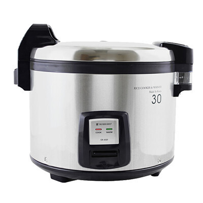 Thunder SEJ3201 Rice Cooker/Warmer, electric, 30 cup uncooked rice capacity, 14-5/8&quot; x 14-5/8&quot; x 14-2/3,