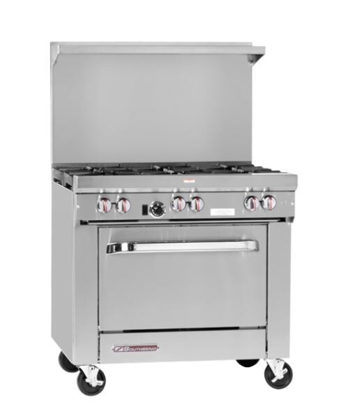 Southbend S36D Gas Range, Standard Oven, Gas, 6 Burner, 36&quot; W