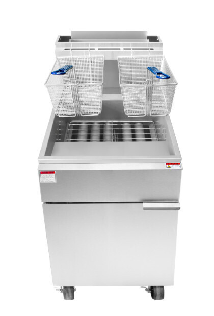 Atosa ATFS-75-NG CookRite Fryer, Natural Gas, Floor Model, 75 lb. capacity,