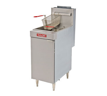 Vulcan LG500 Fryer Natural gas, 21&quot; W, free-standing, 65-70 lb capacity,