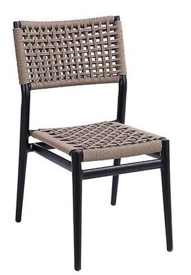 Everyday ERP-A26 Restaurant Furniture Aluminum Chair w/ Terylene Fabric Seat and Back