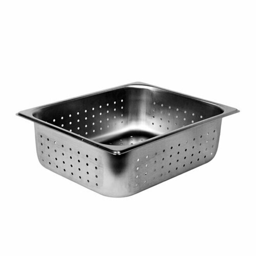 Thunder STPA3124PF  Steam Table Pan, 1/2 size, perforated, 4&quot; deep, anti-jam, 24 gauge, 18/8 stainless steel