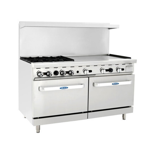 Atosa AGR-4B36GR CookRite Range, Natural gas, 60&quot;W, (4) 32,000 BTU open burners