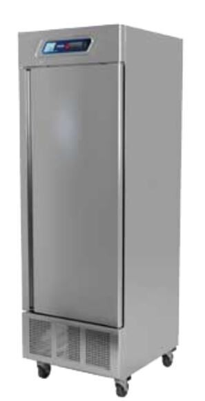 Fagor QVF-1-N Refrigeration QV Series Freezer, reach-in, one-section, 24.5 cu.ft. capacity, digital controller &amp; display thermometer, -10° F, Door Alarm, field reversible door, interior incan