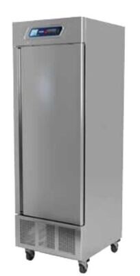 Fagor QVF-1-N Refrigeration QV Series Freezer, reach-in, one-section, 24.5 cu.ft. capacity, digital controller &amp; display thermometer, -10° F, Door Alarm, field reversible door, interior incan