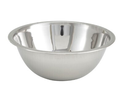 Winco MXB-150Q Economy Mixing Bowl, 1-1/2 qt., 7-3/4" dia. x 2-1/2"H, stainless steel