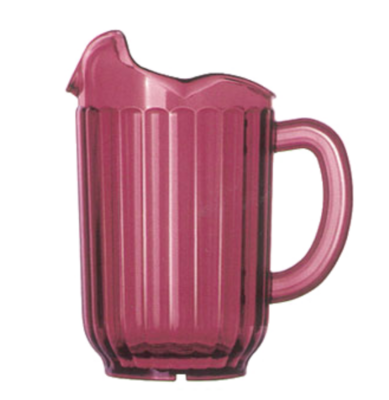 Vollrath 6010-22 Pitcher Three Spouts 60 oz. Red