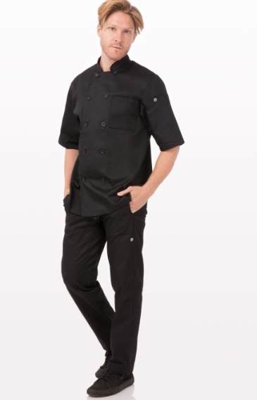 Chef Works BLSS-BLK Chambery- Black