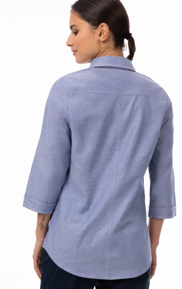 Chef Work SES01W Modern Oxford Classic Shirt