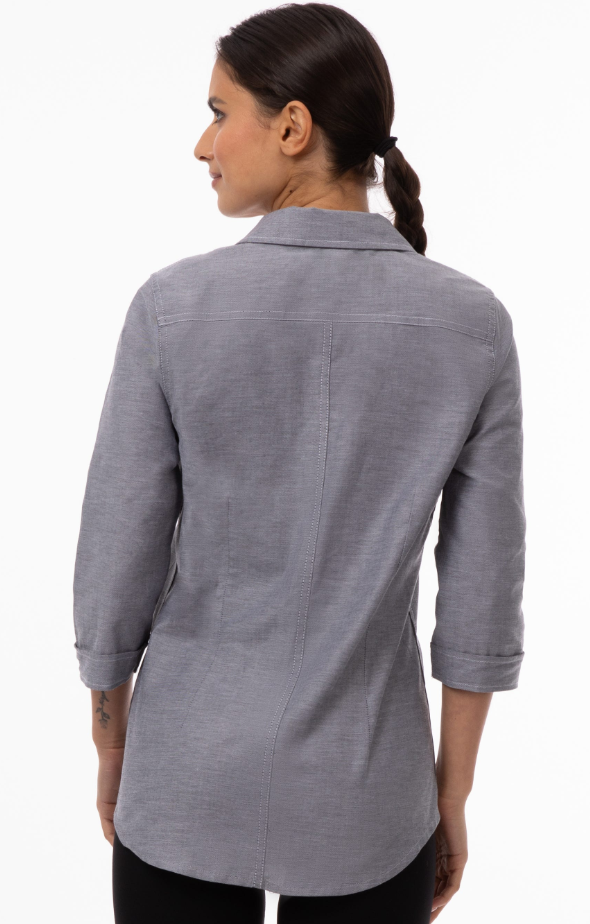 Chef Work SES01W Modern Oxford Classic Shirt