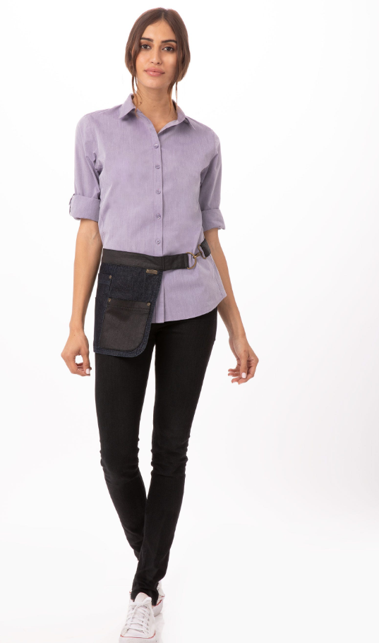 Chef Works SHC06W Modern Chambray Dress Shirt