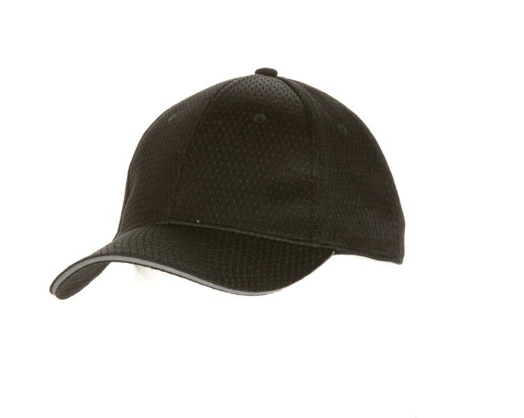 Chef Works BCCT Baseball Cap Chef&#39;s Hat, Black with variety color trim