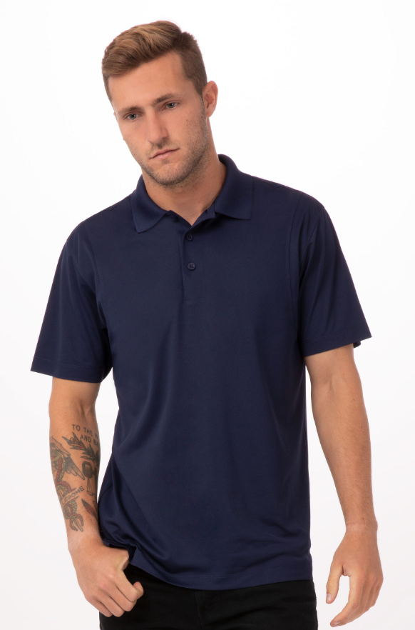 Chef Works ST650 Men&#39;s SPORTEK® Polo Shirt